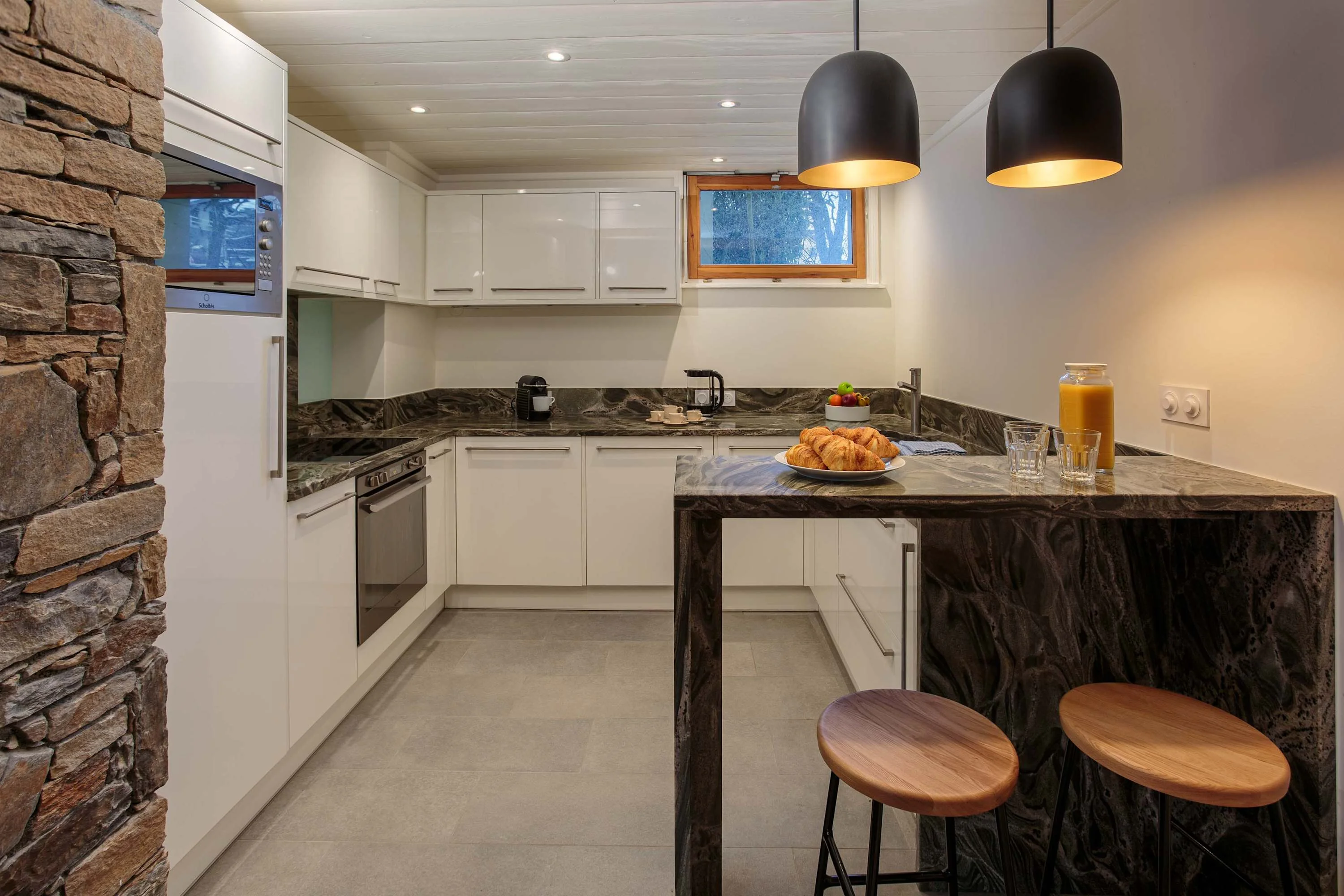 Fully equipped kitchen for cooking up a feast