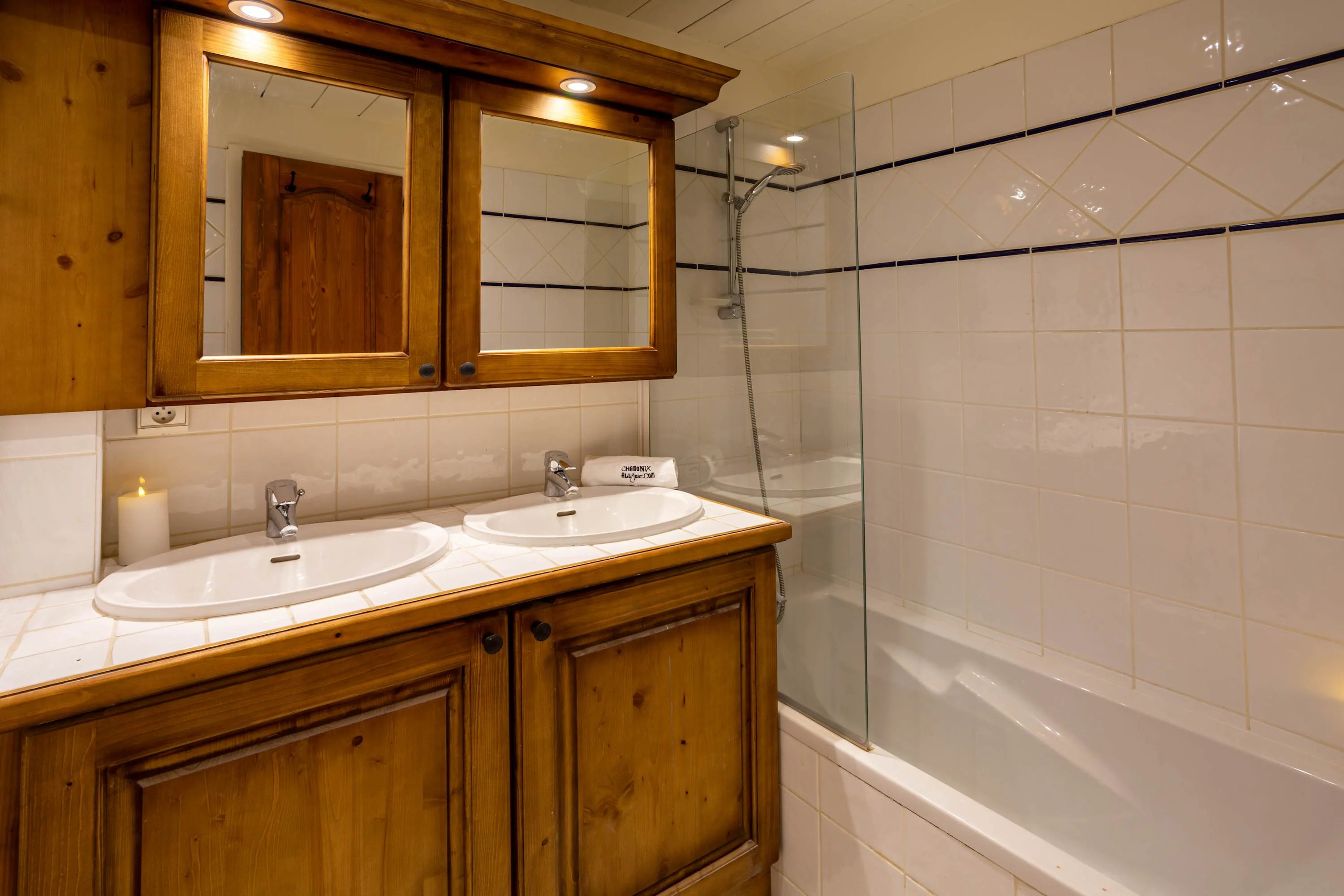 Family bathroom with bath
