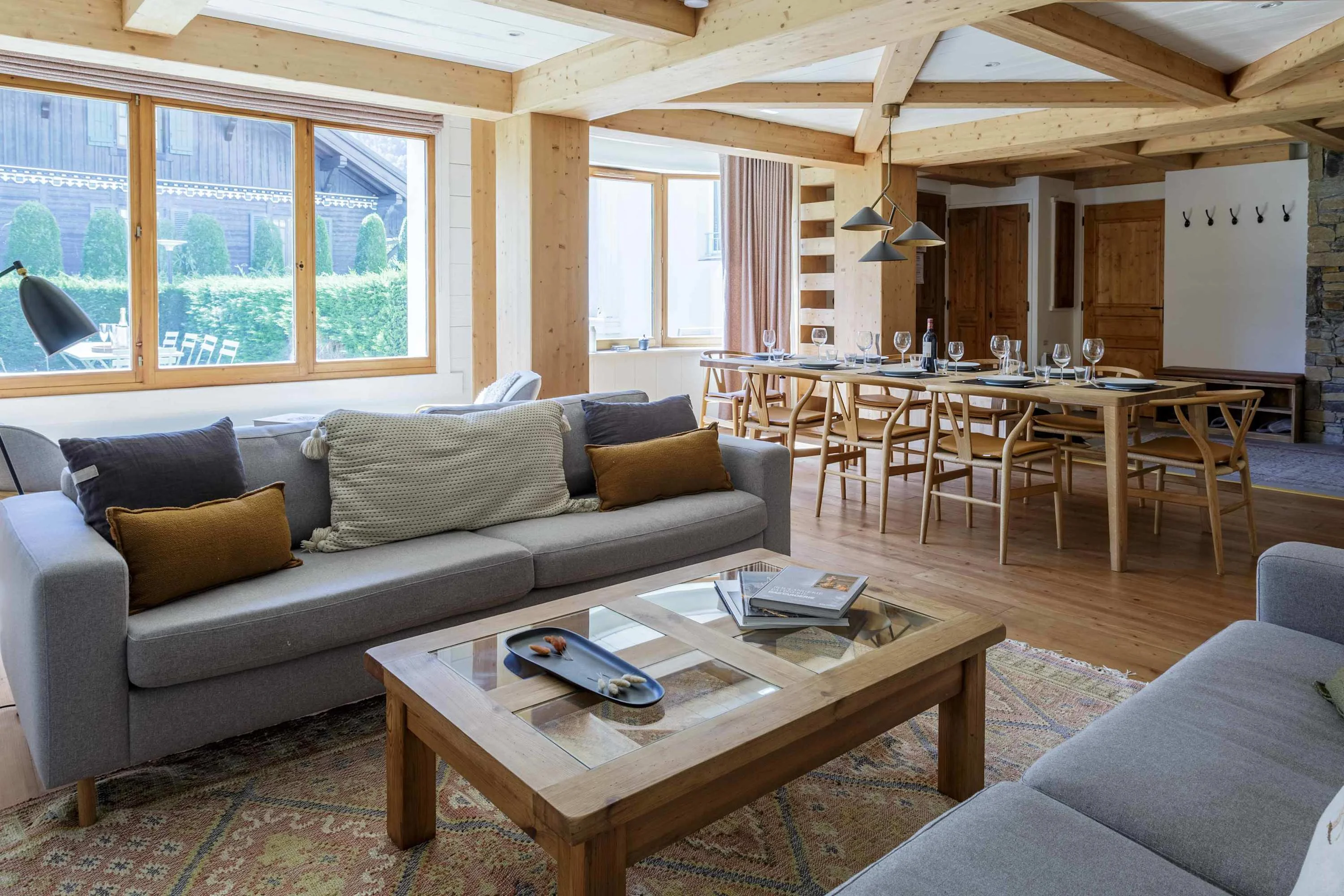 Open-plan living dining room