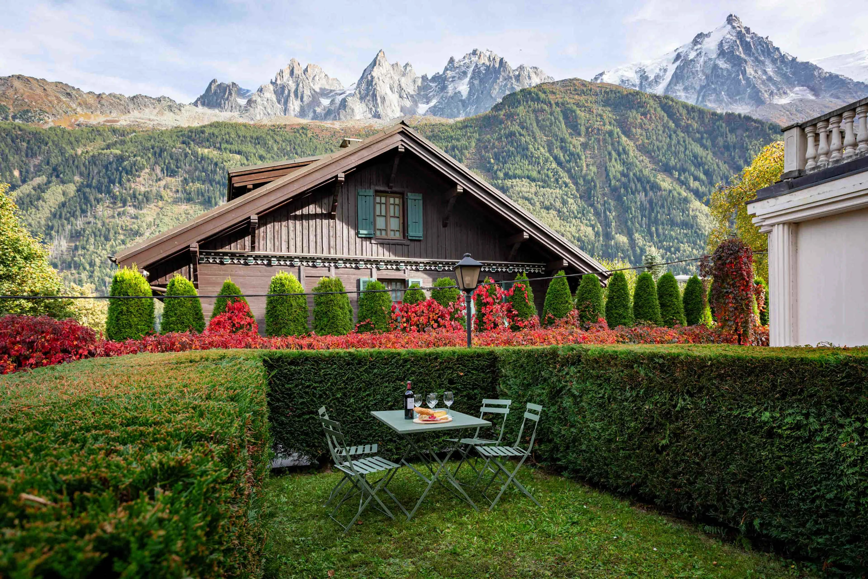 Garden at Miremont apartment
