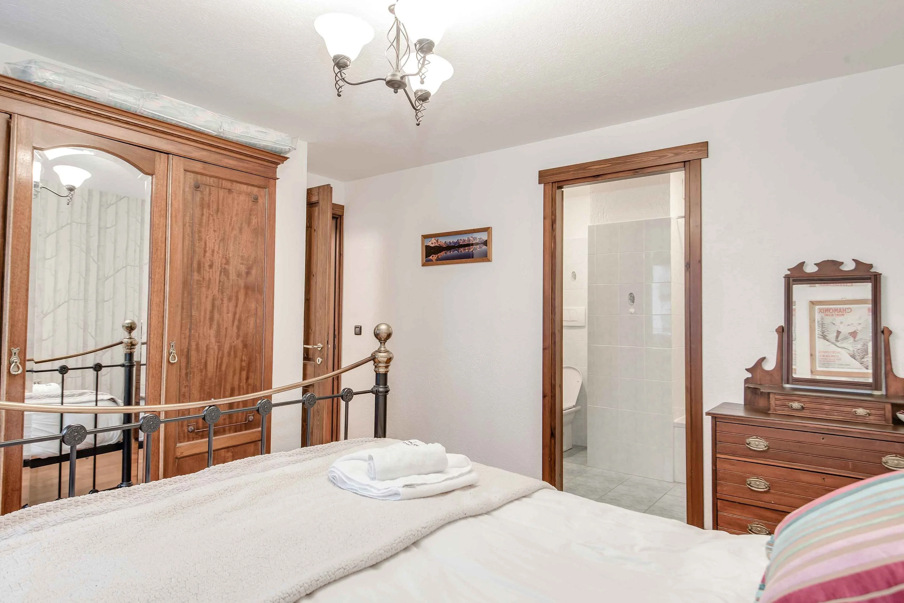 Master bedroom has an ensuite bathroom