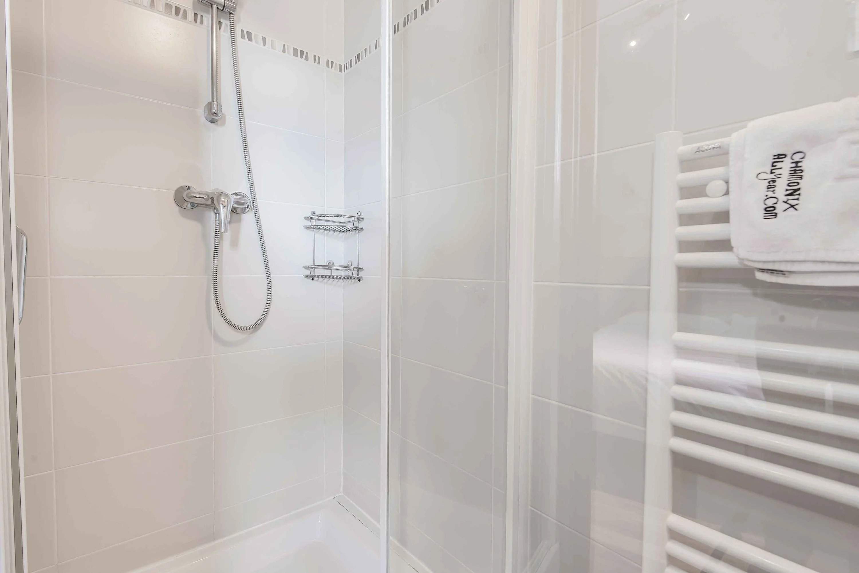 Ensuite bathroom has a shower