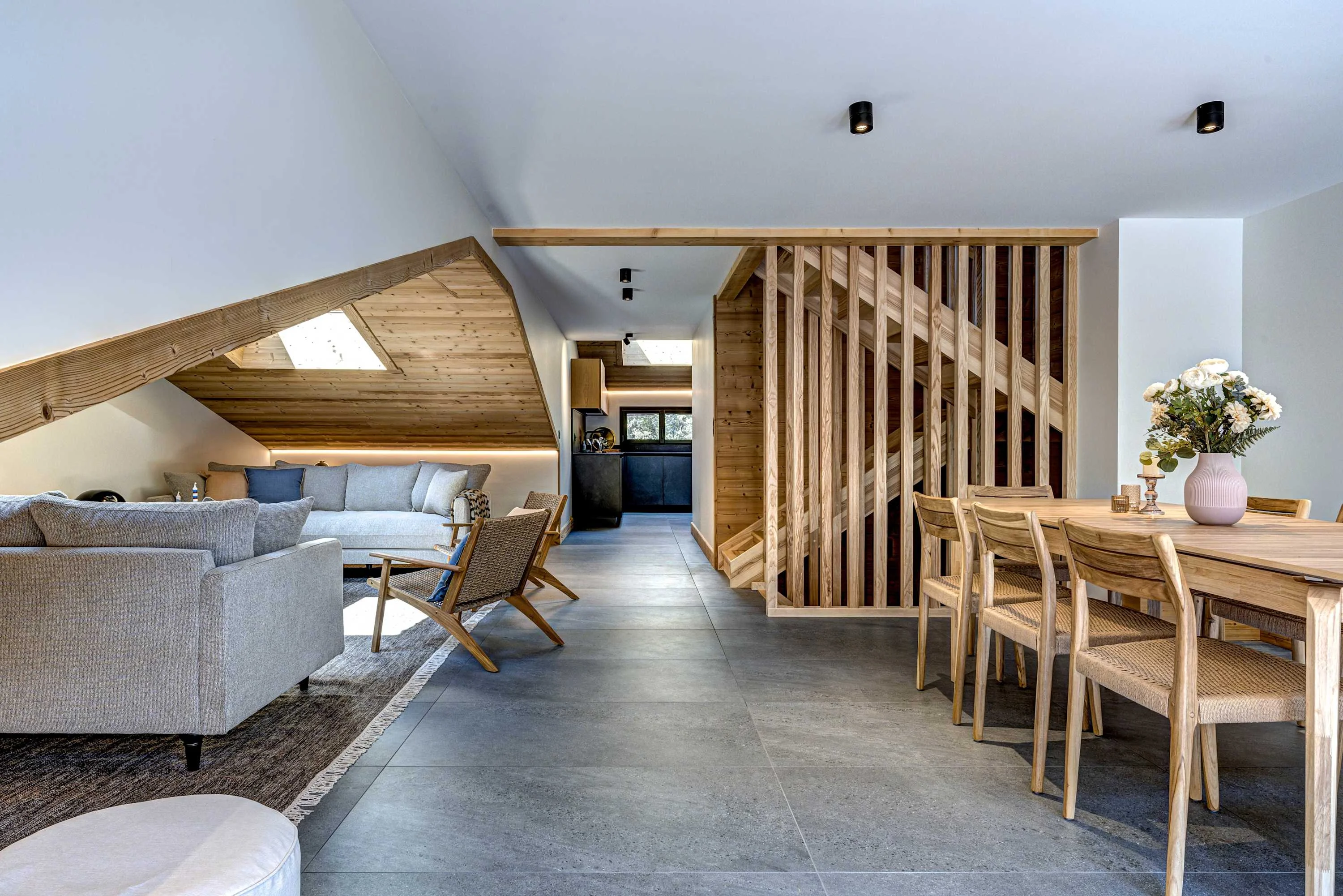 Spacious open-plan living