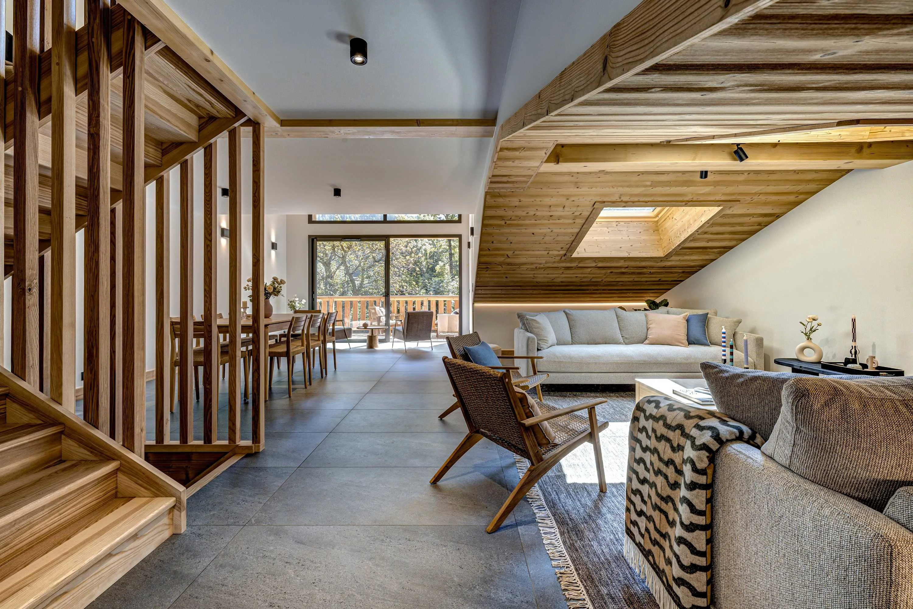 Spacious open-plan living
