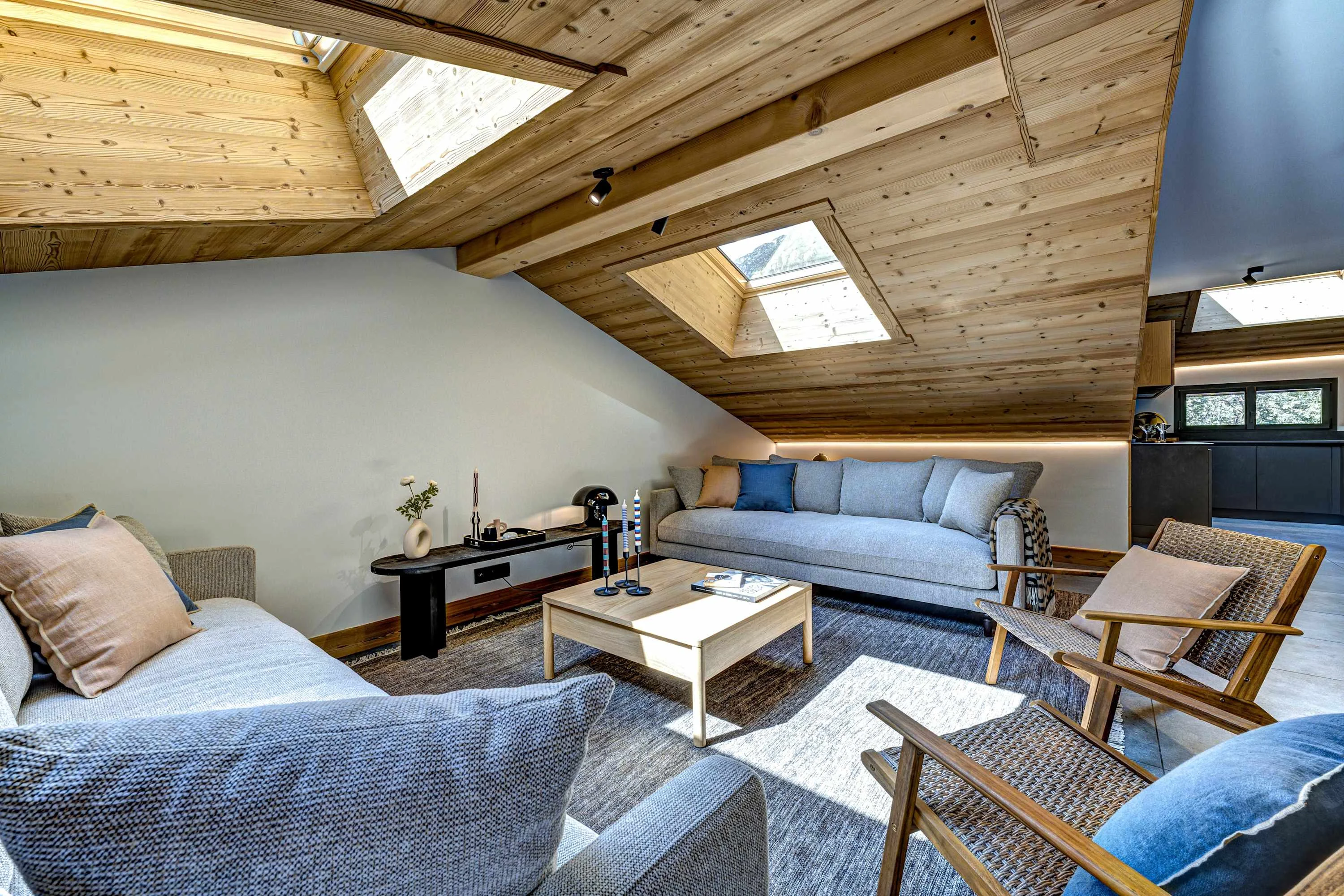 Cosy lounge area with comfortable sofas