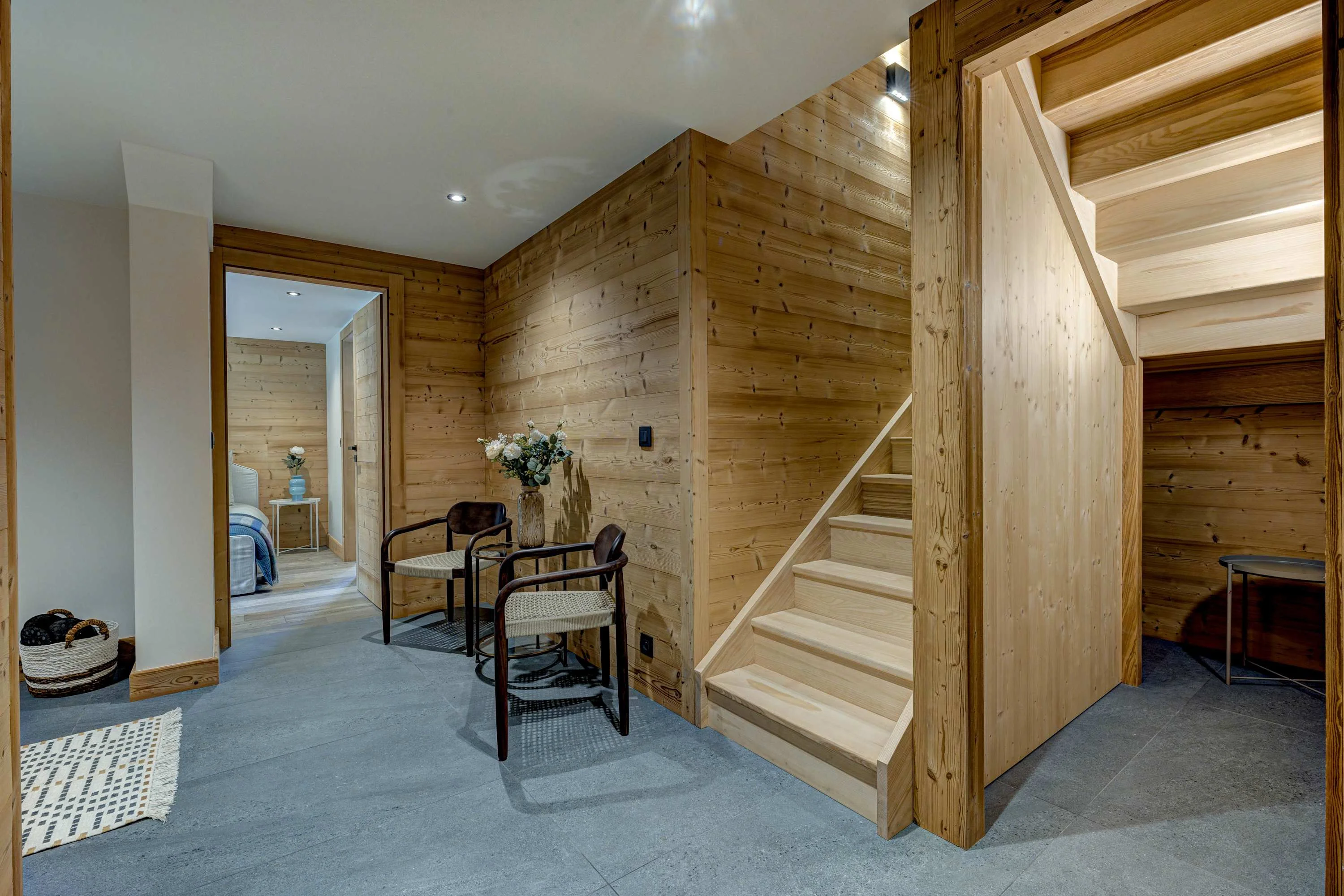Entrance hallway leading to ground floor bedrooms