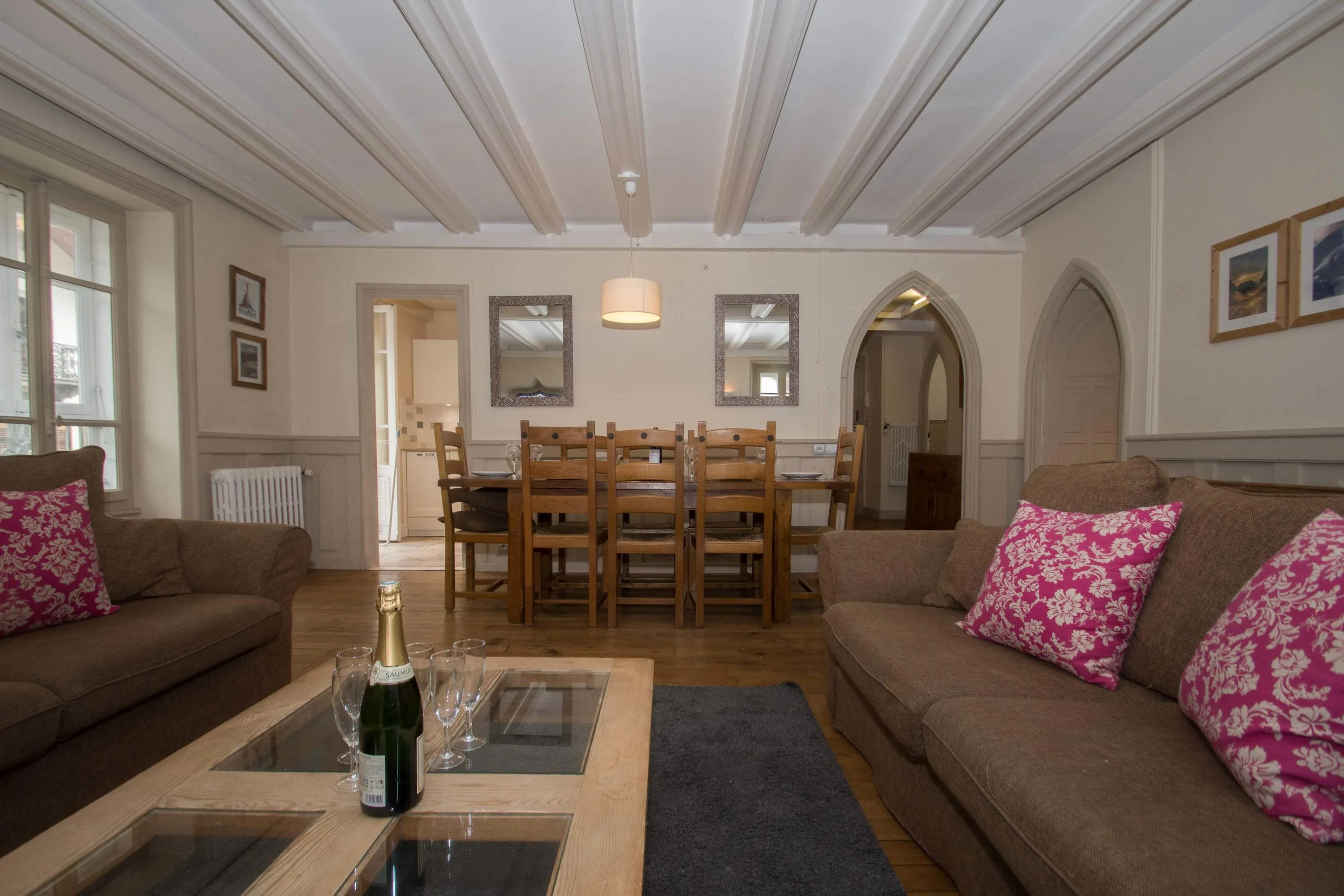 Living and dining area