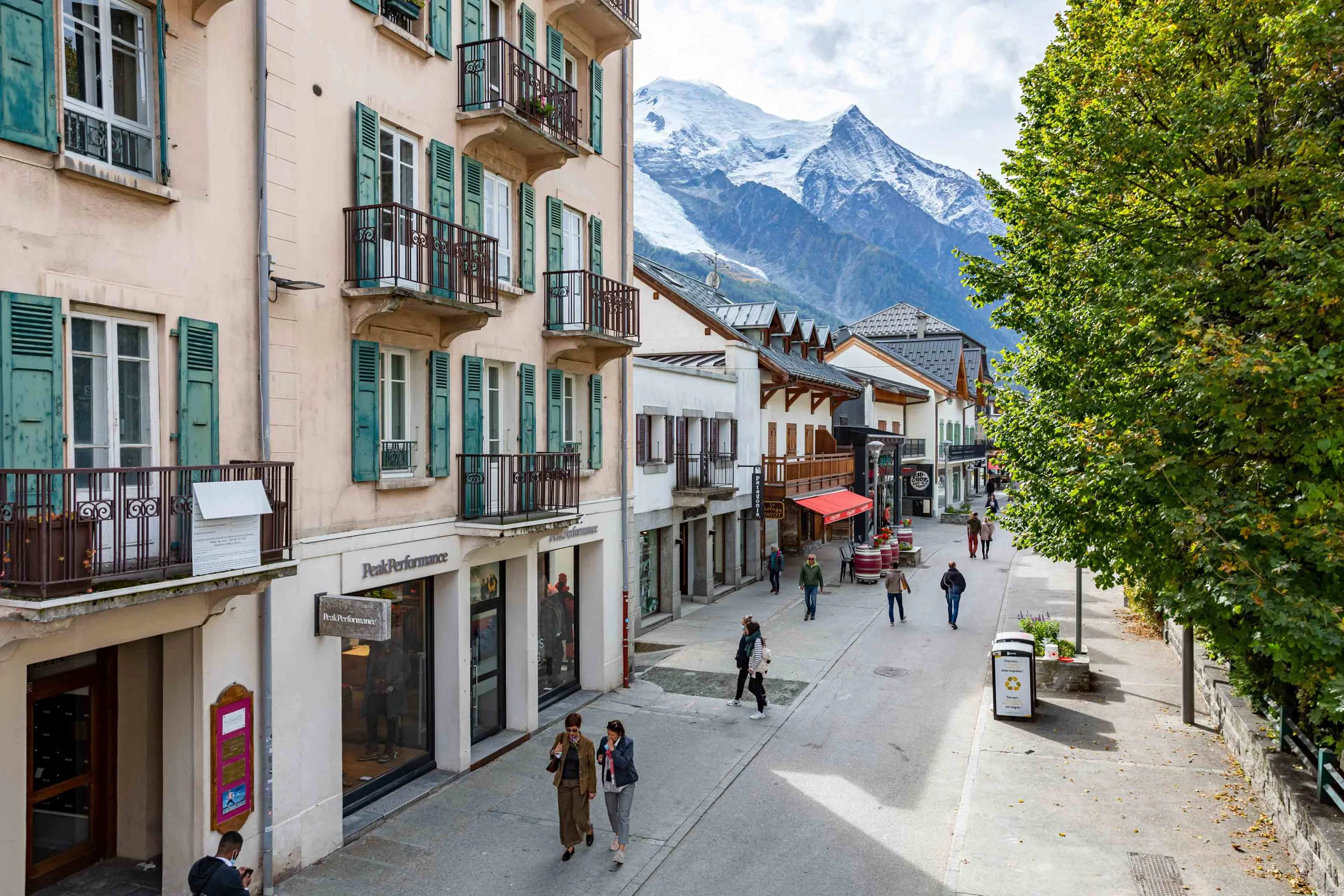 Apartment on the pedestrianised main street of Chamonix