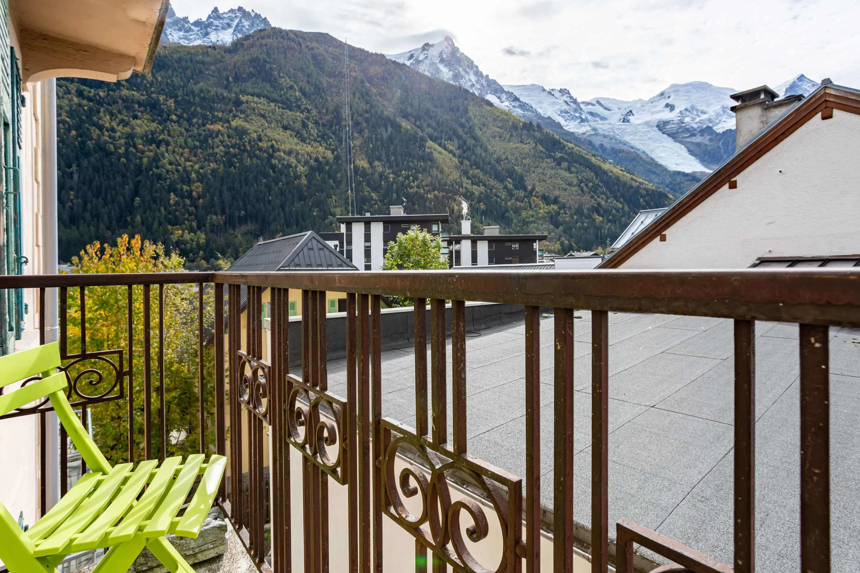 Mont Blanc views from the second balcony