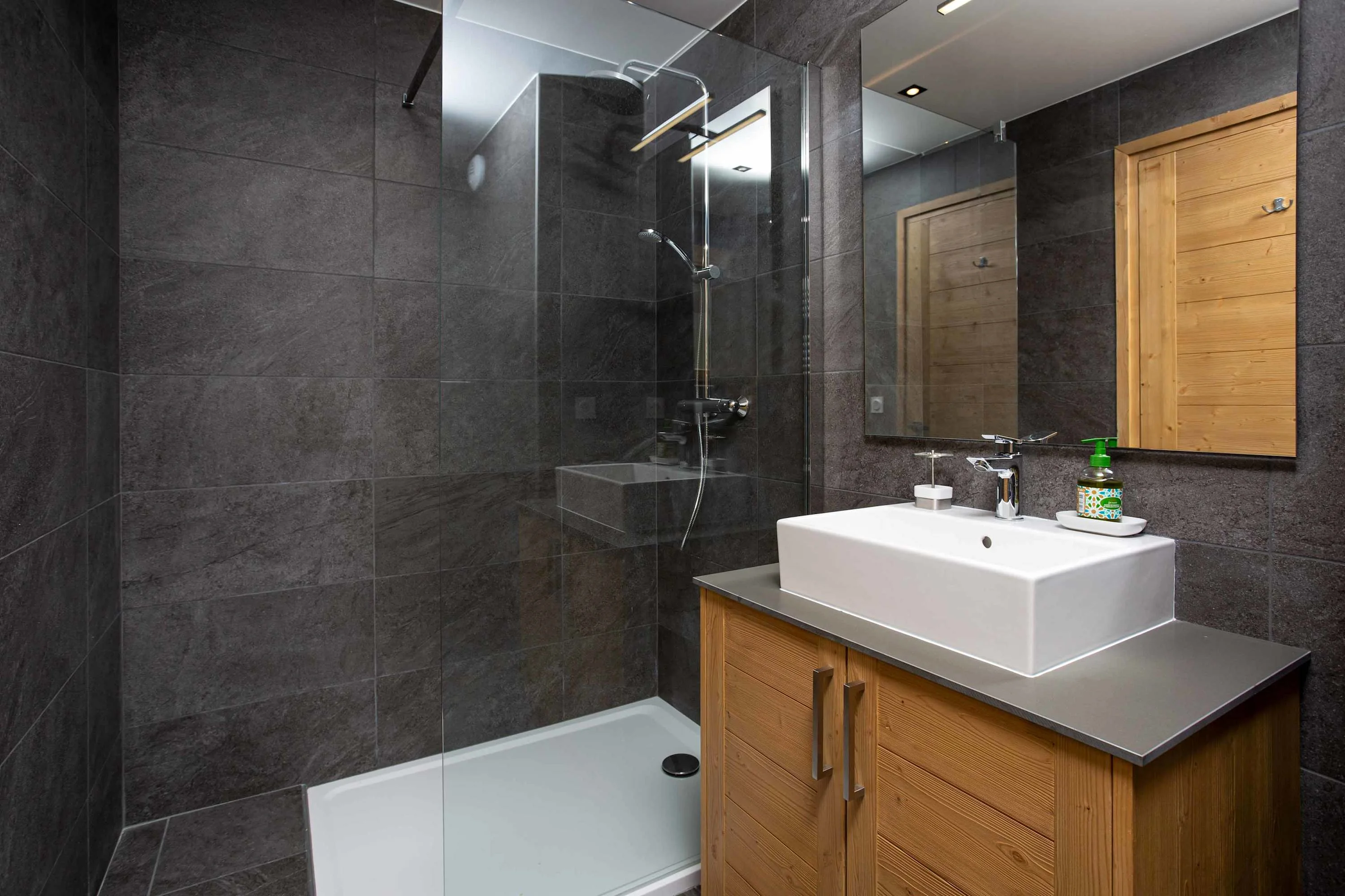Ensuite with walk in shower