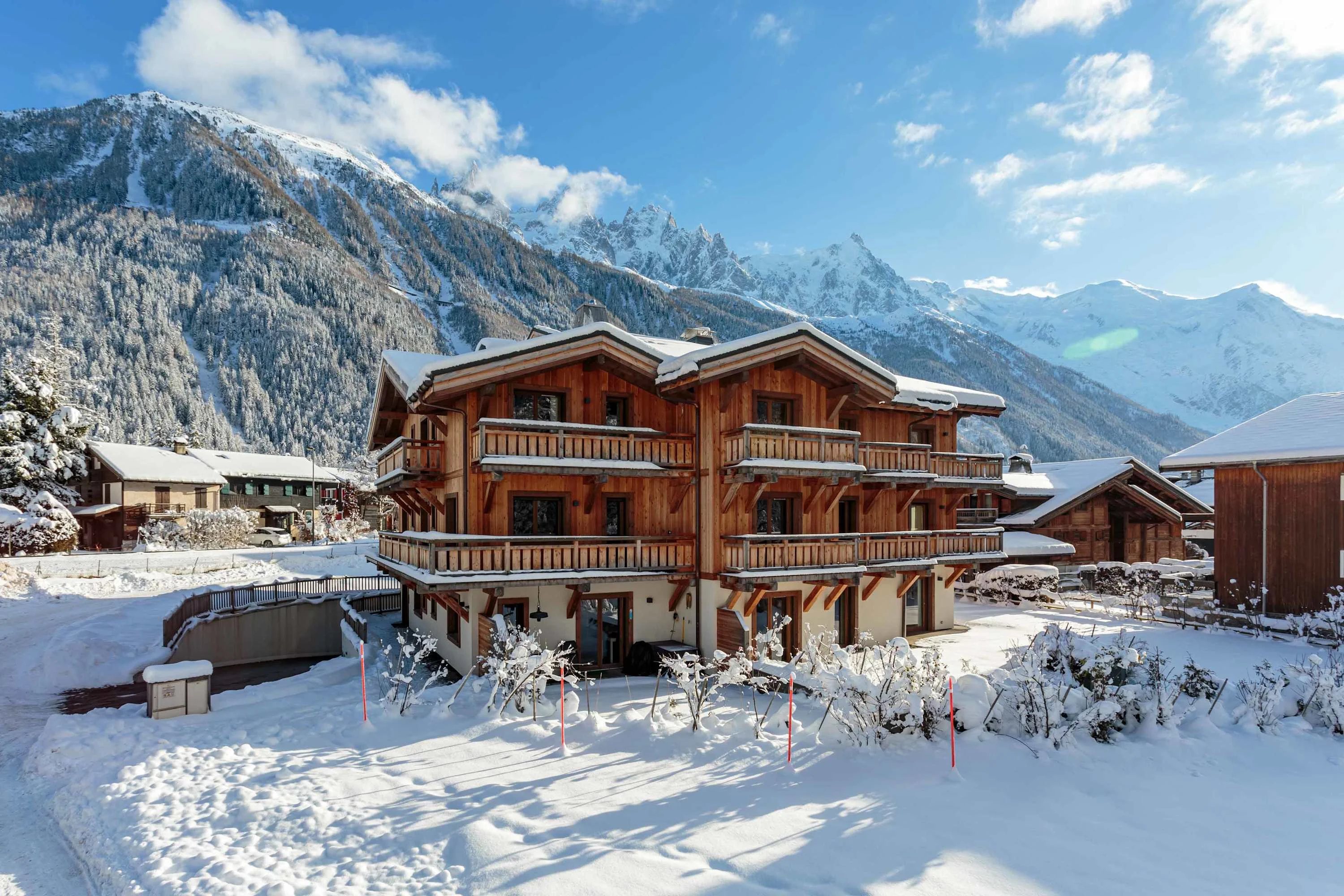 Coin des Drus Apartment in Winter