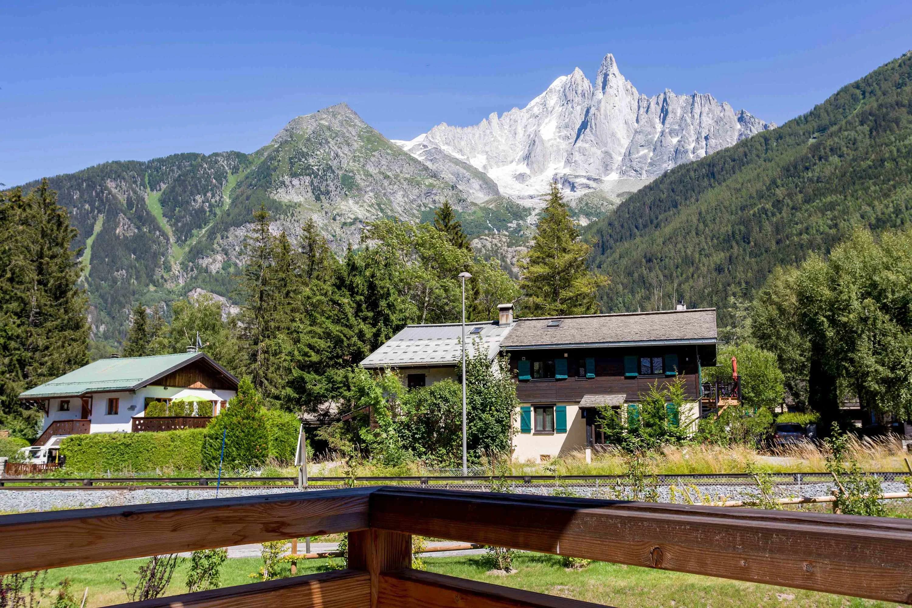 Views of the Dru from the balcony
