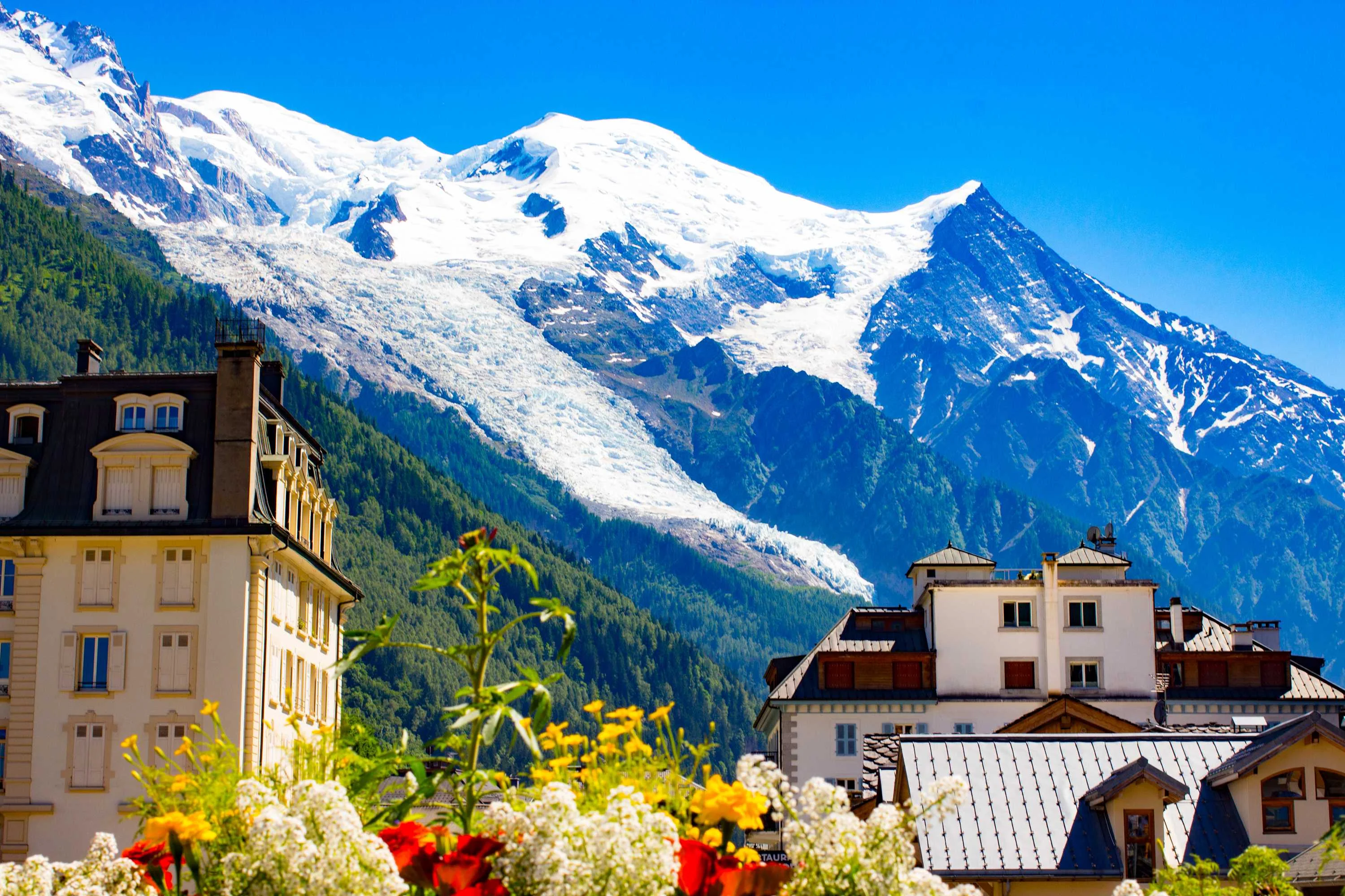 Chamonix in the summer