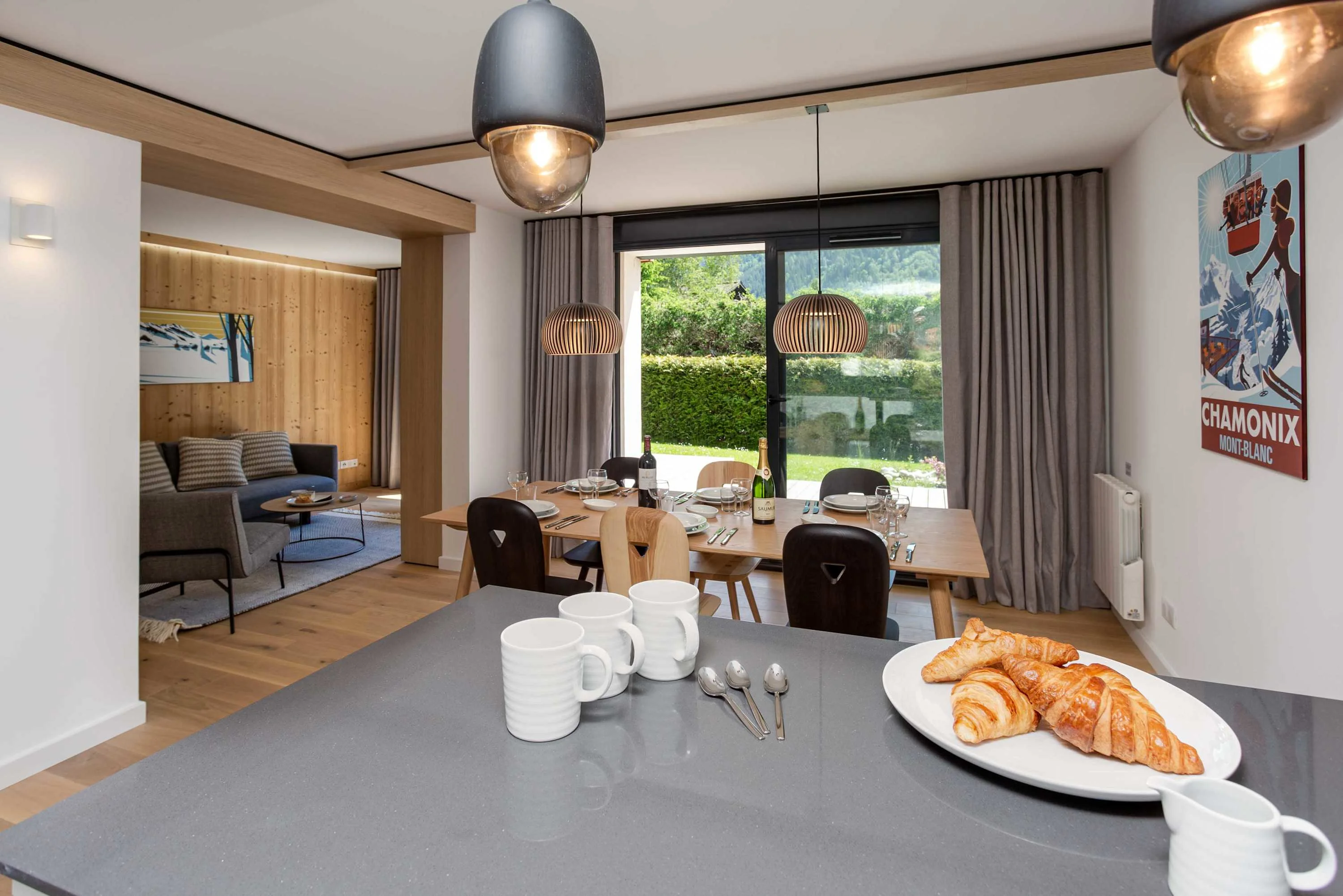 Open-plan living dining room