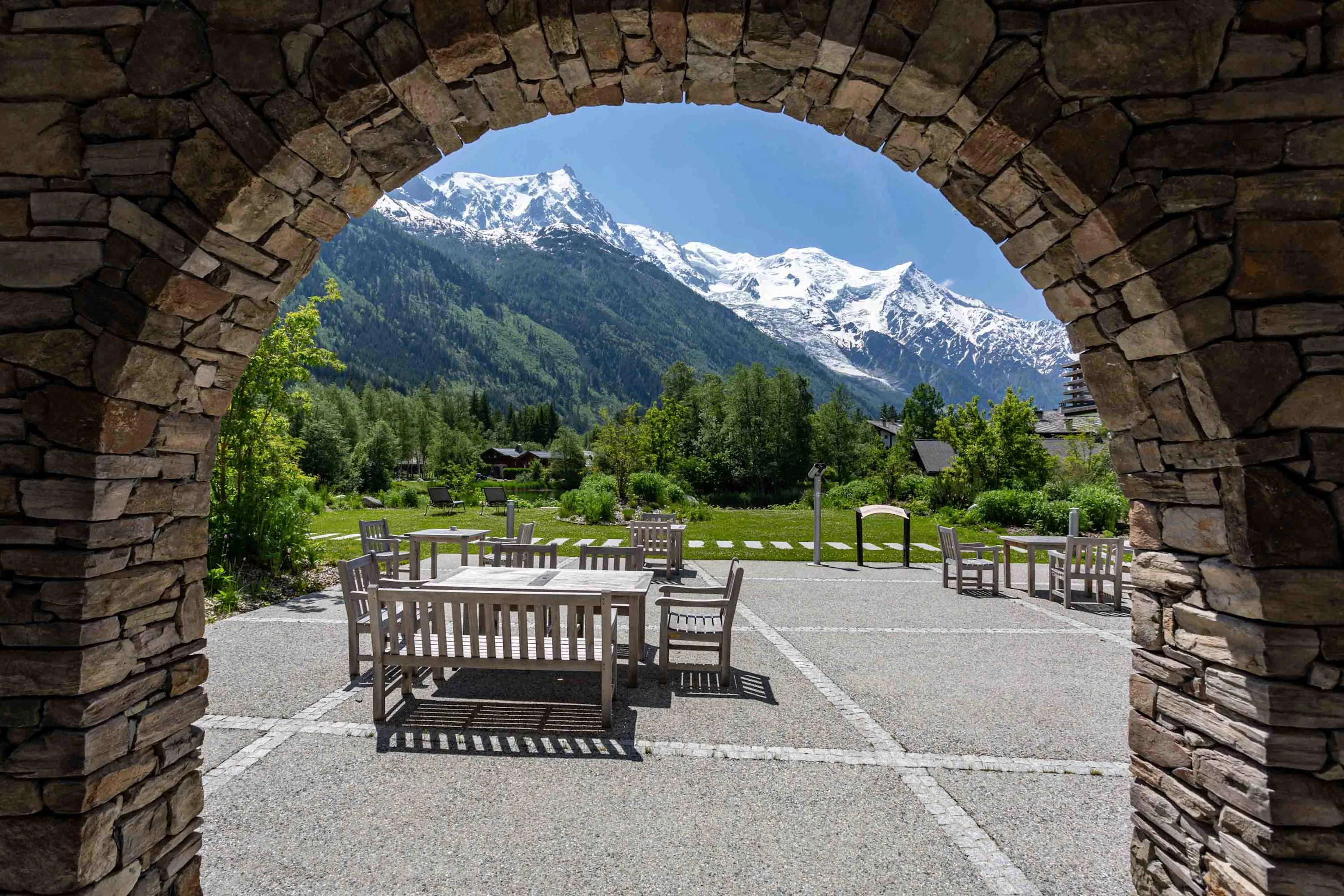 Take in the views on the south-facing communal terrace