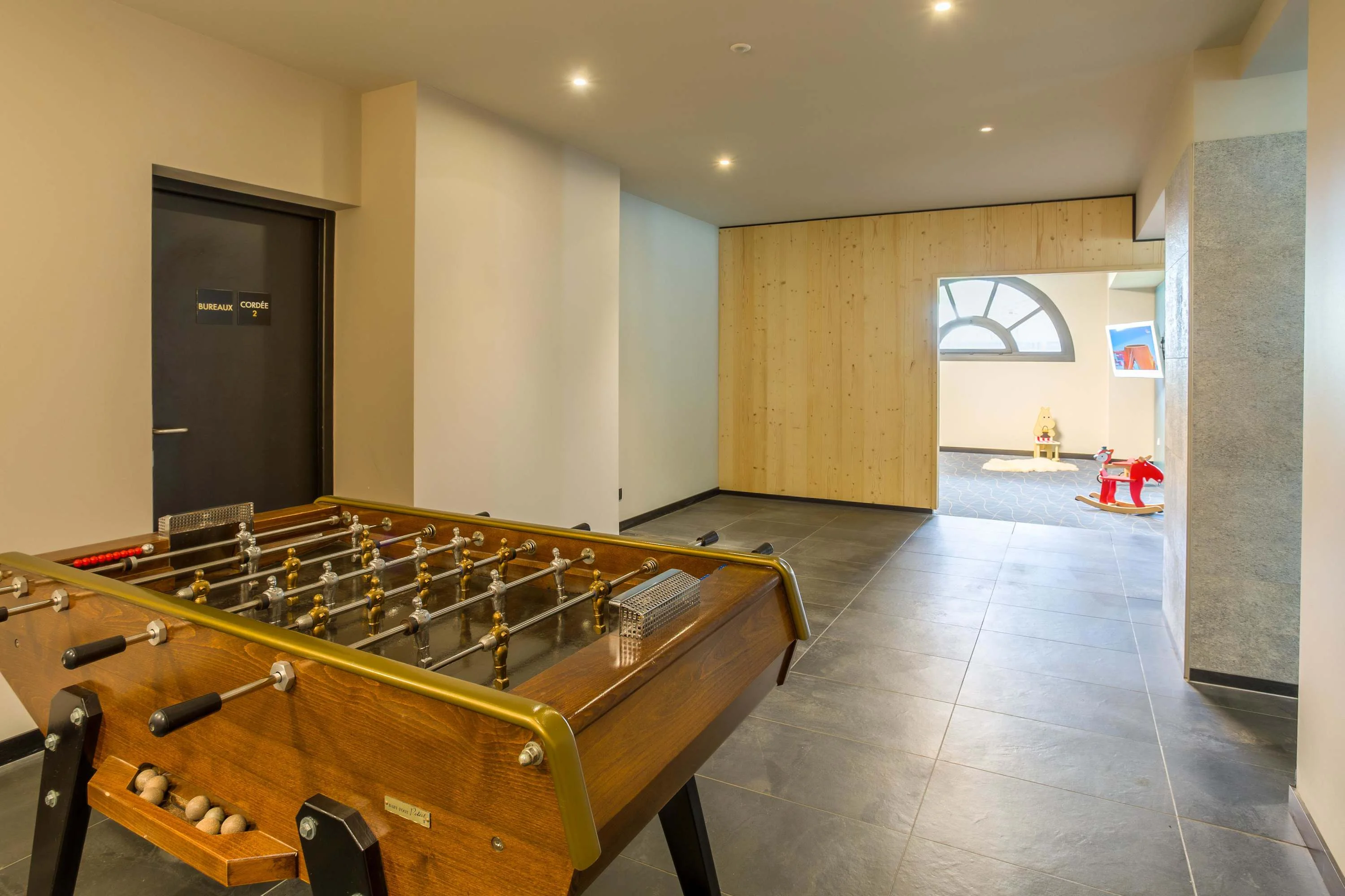 Large communal areas to explore at La Cordee residence