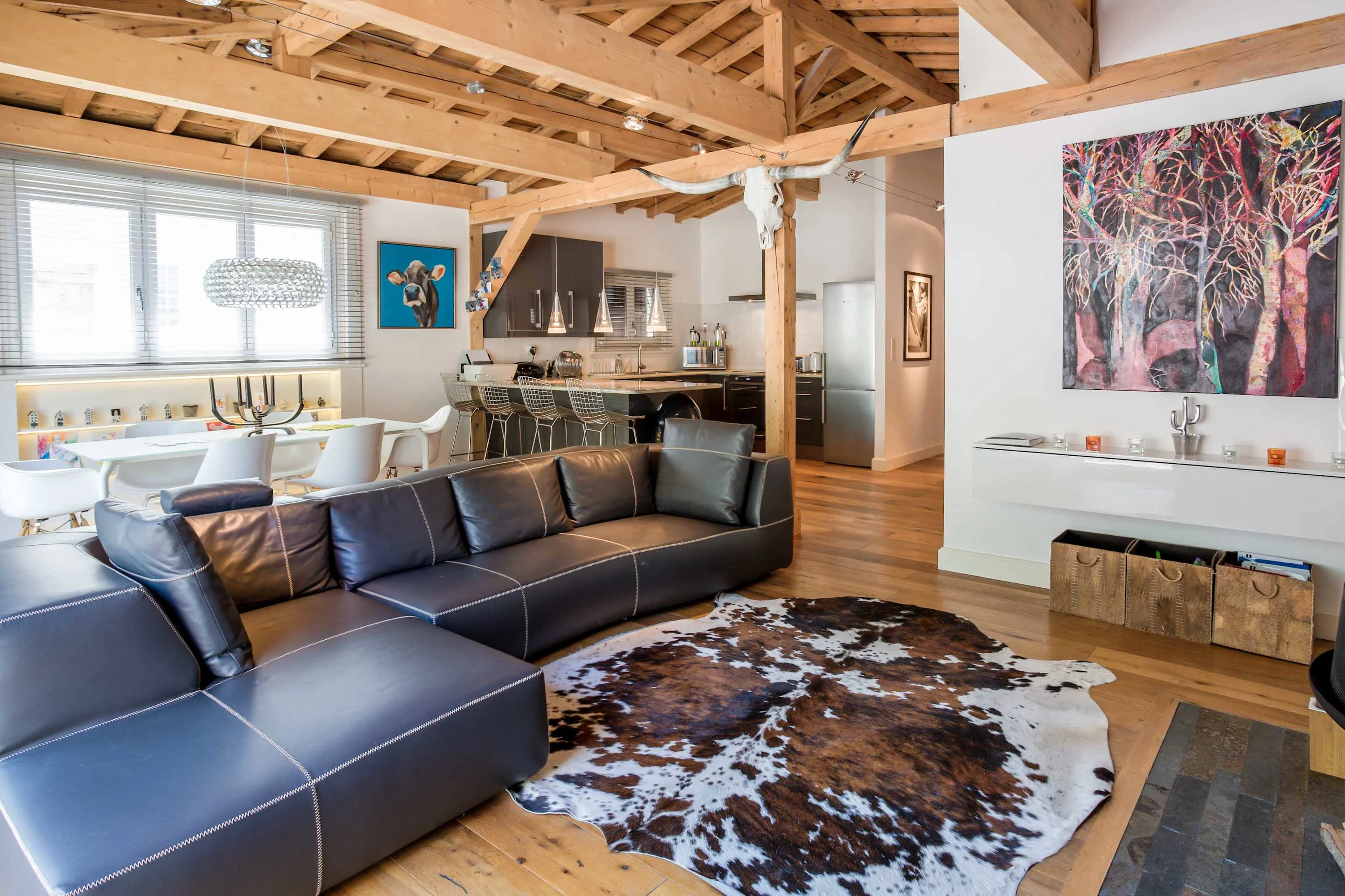 Open-plan living area