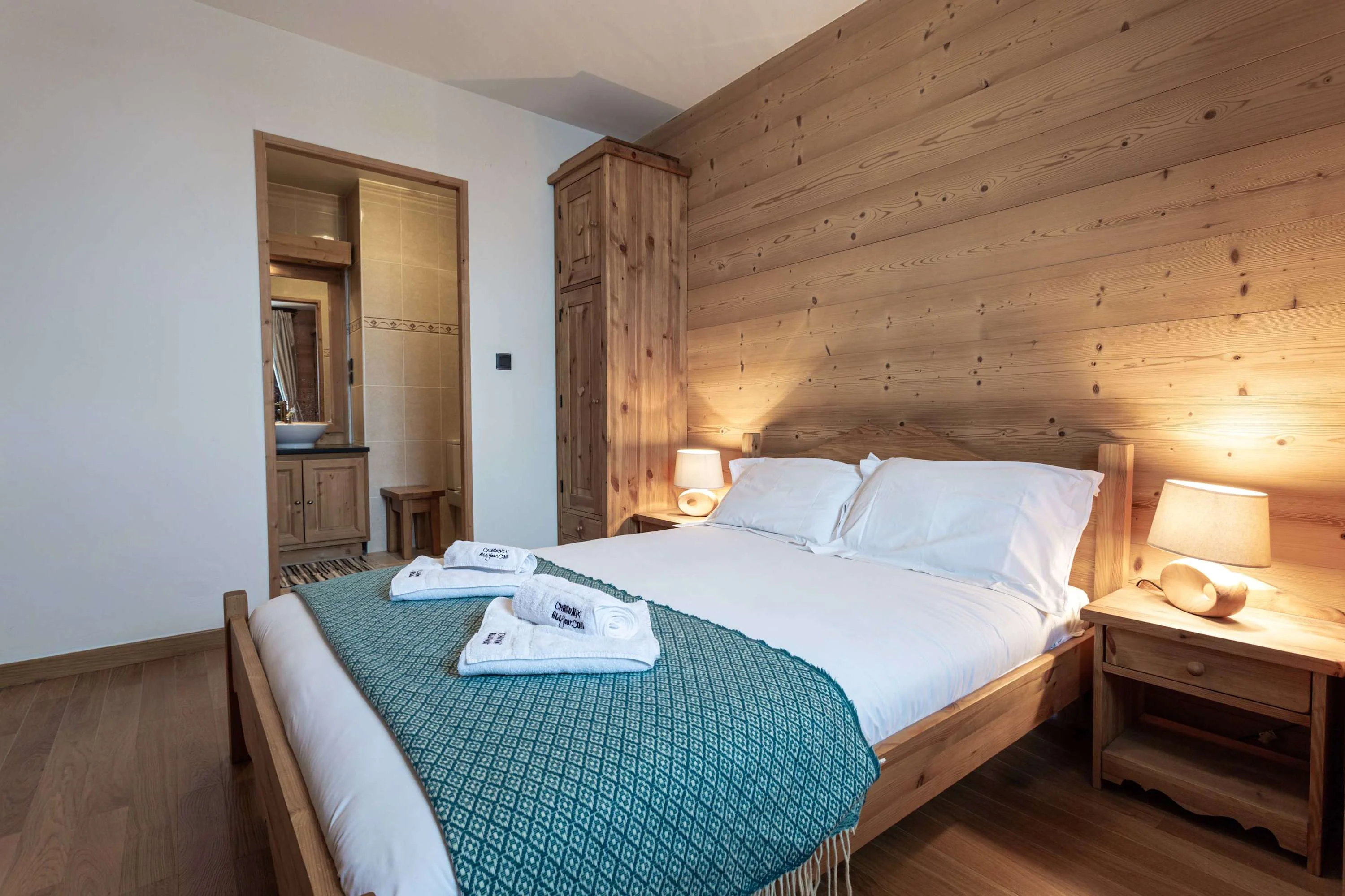 Master double bedroom has its own ensuite bathroom
