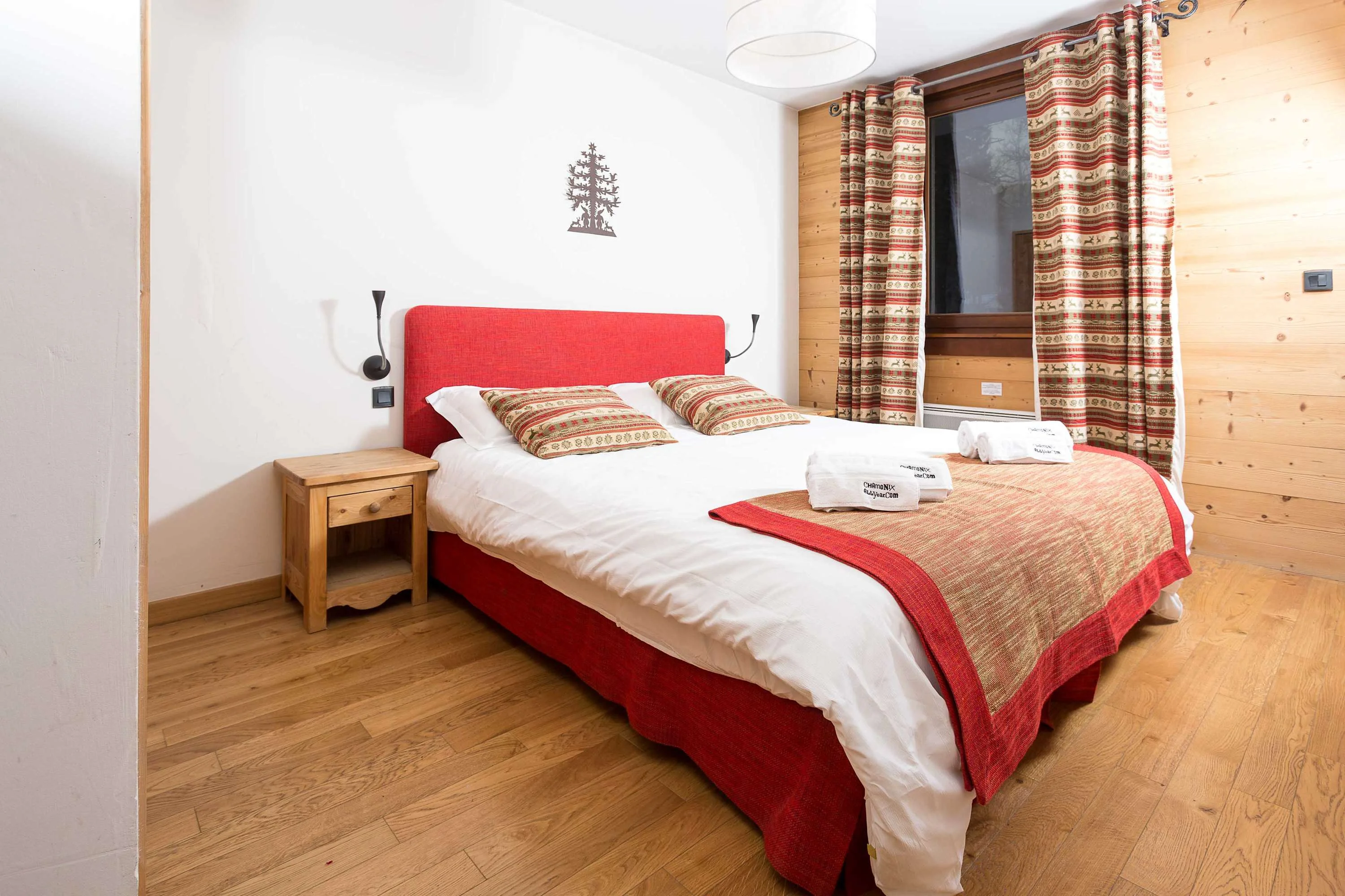 Master bedroom made as a double