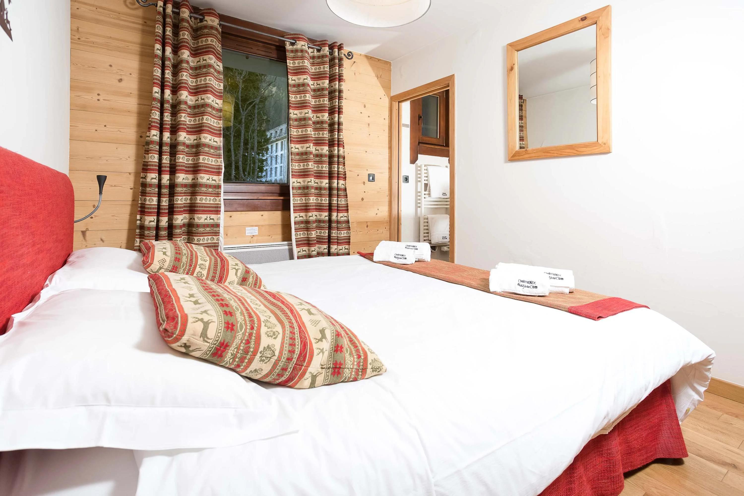 Master bedroom with ensuite bathroom