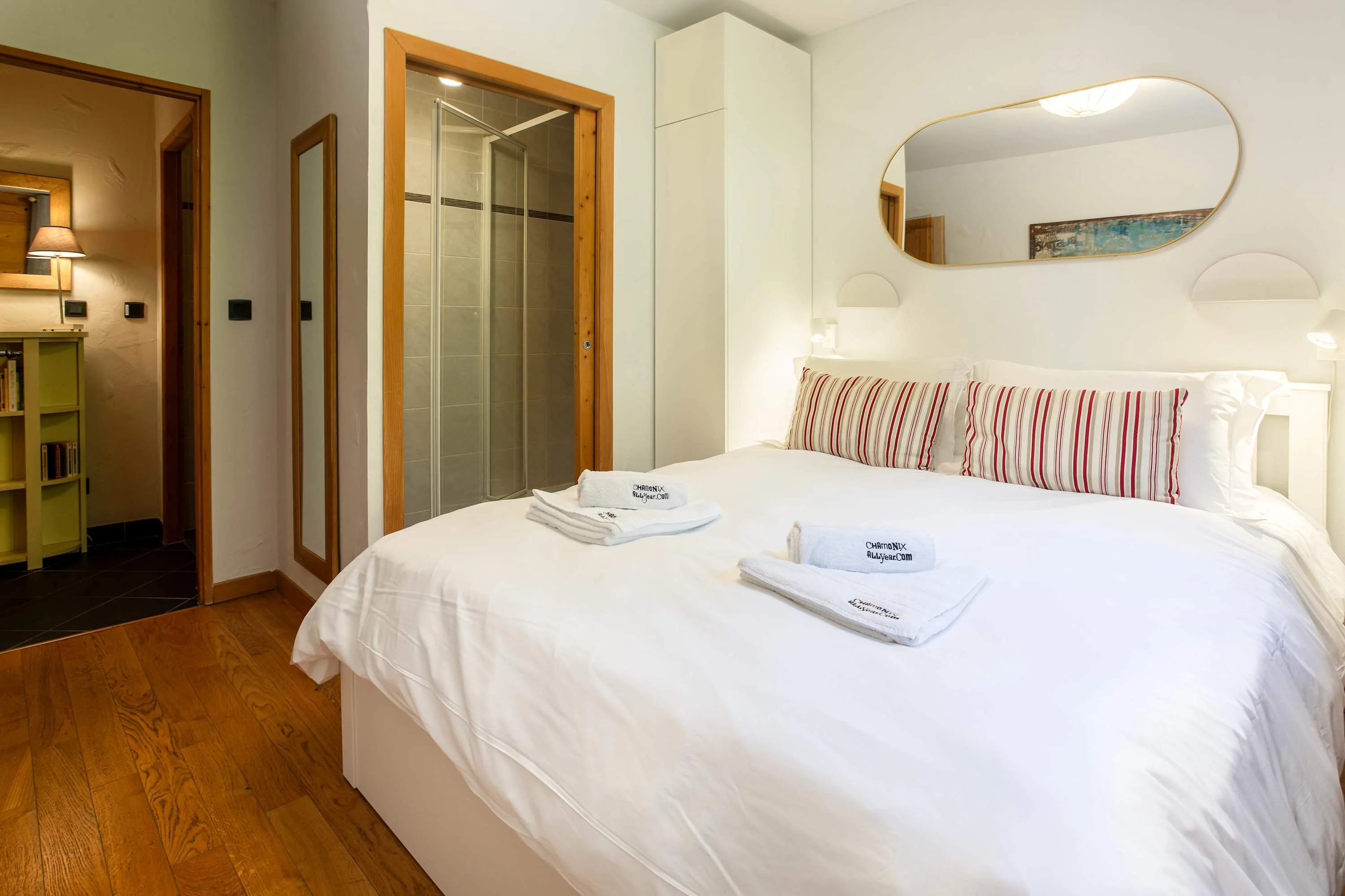 Master bedroom with en-suite shower