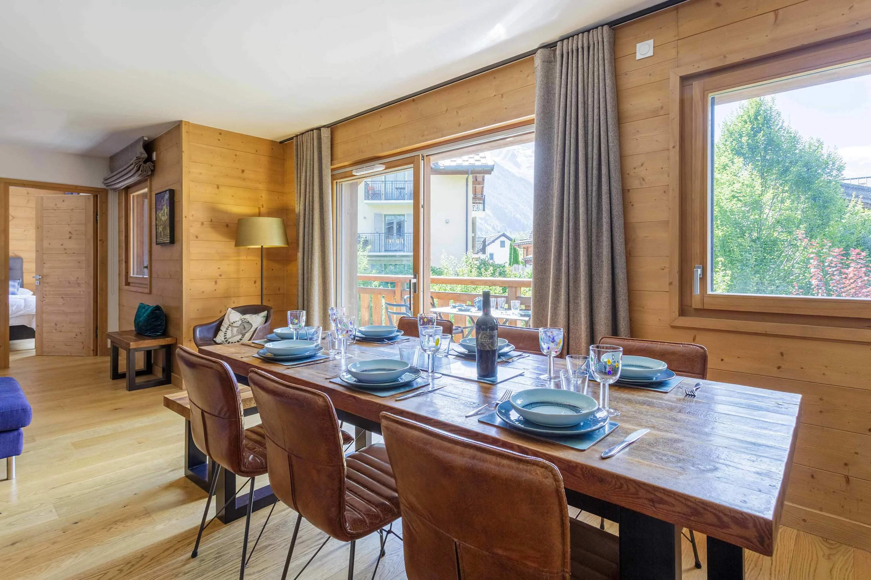 Dining table seats 8