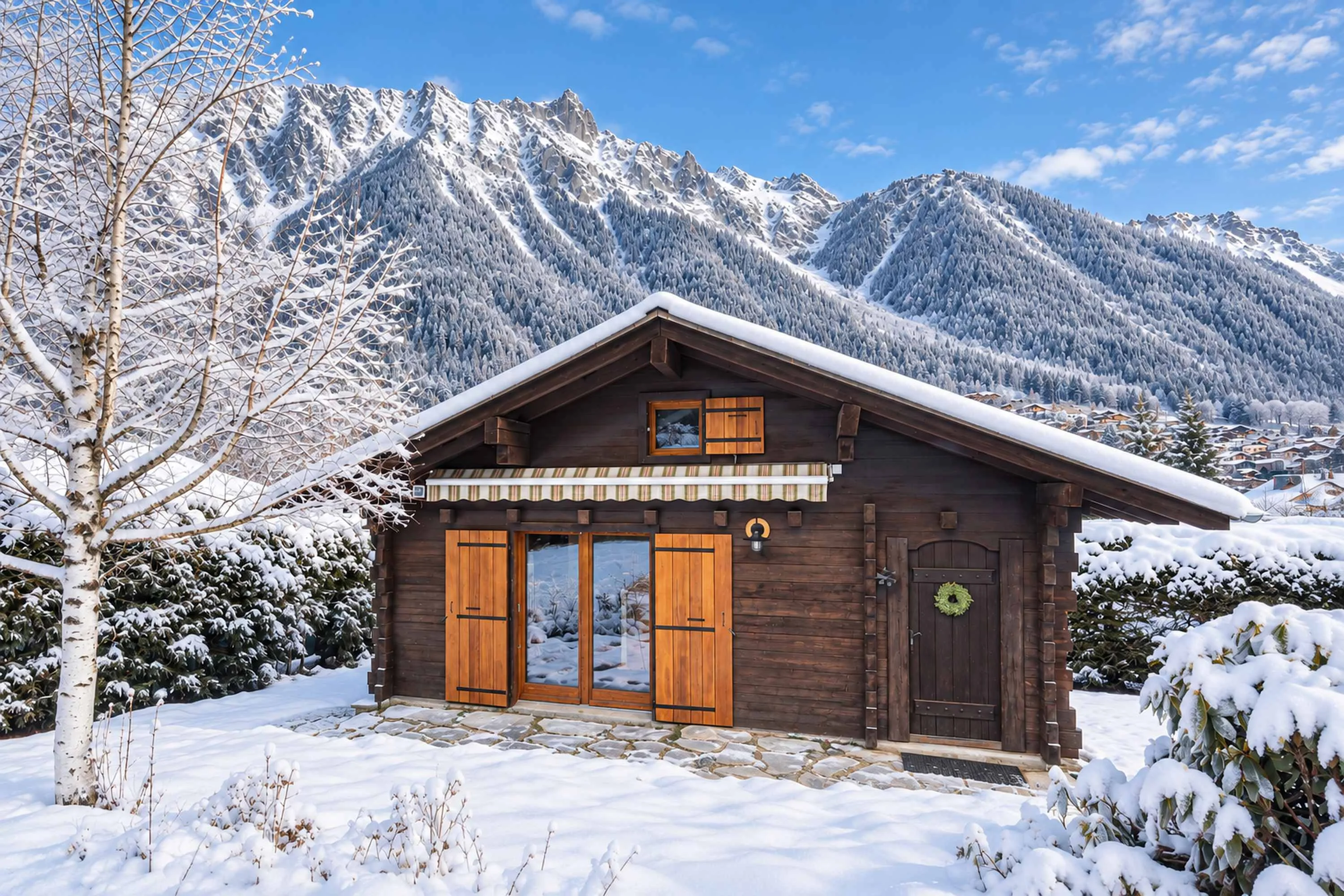 Chalet Juno in the winter