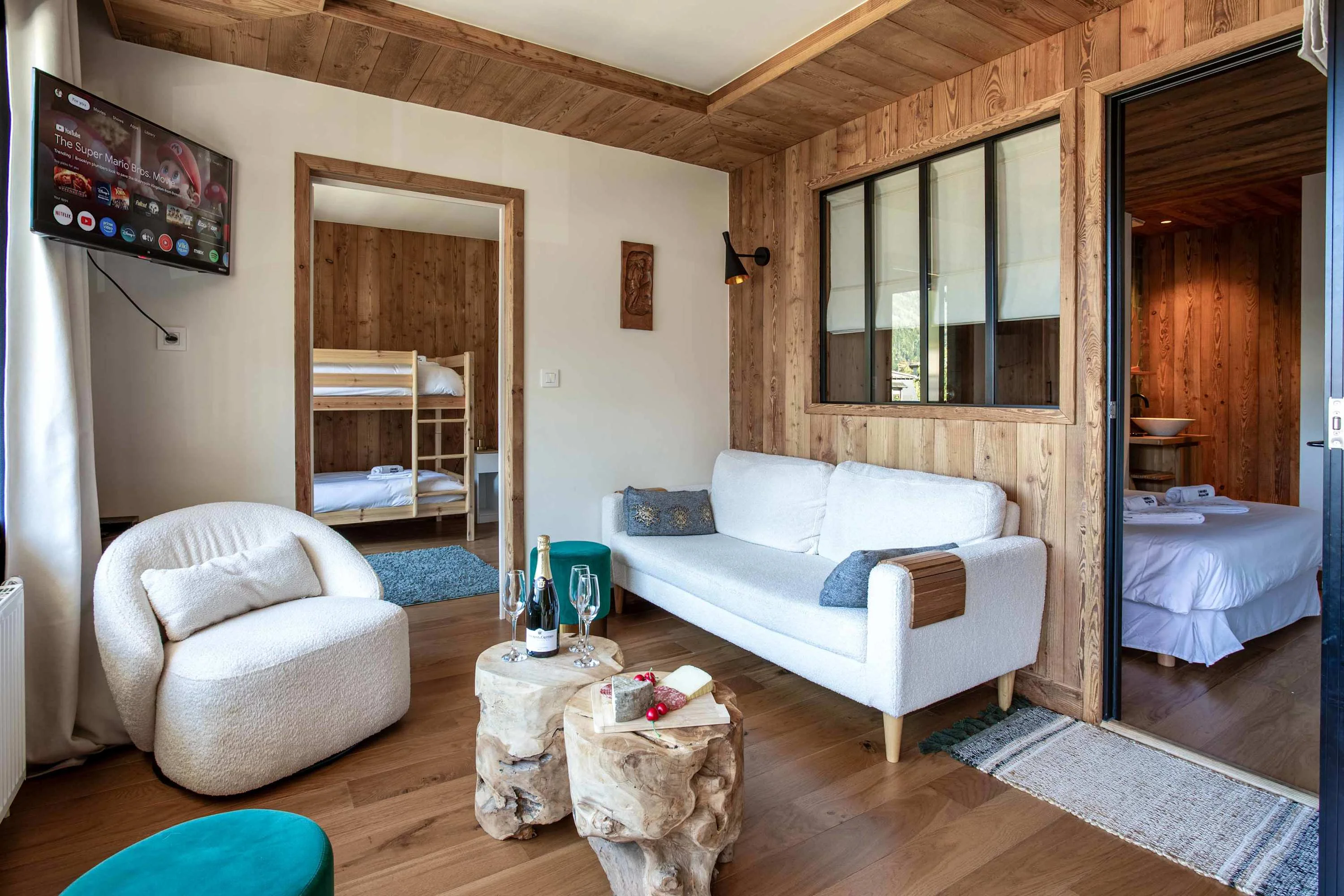 Open plan living room