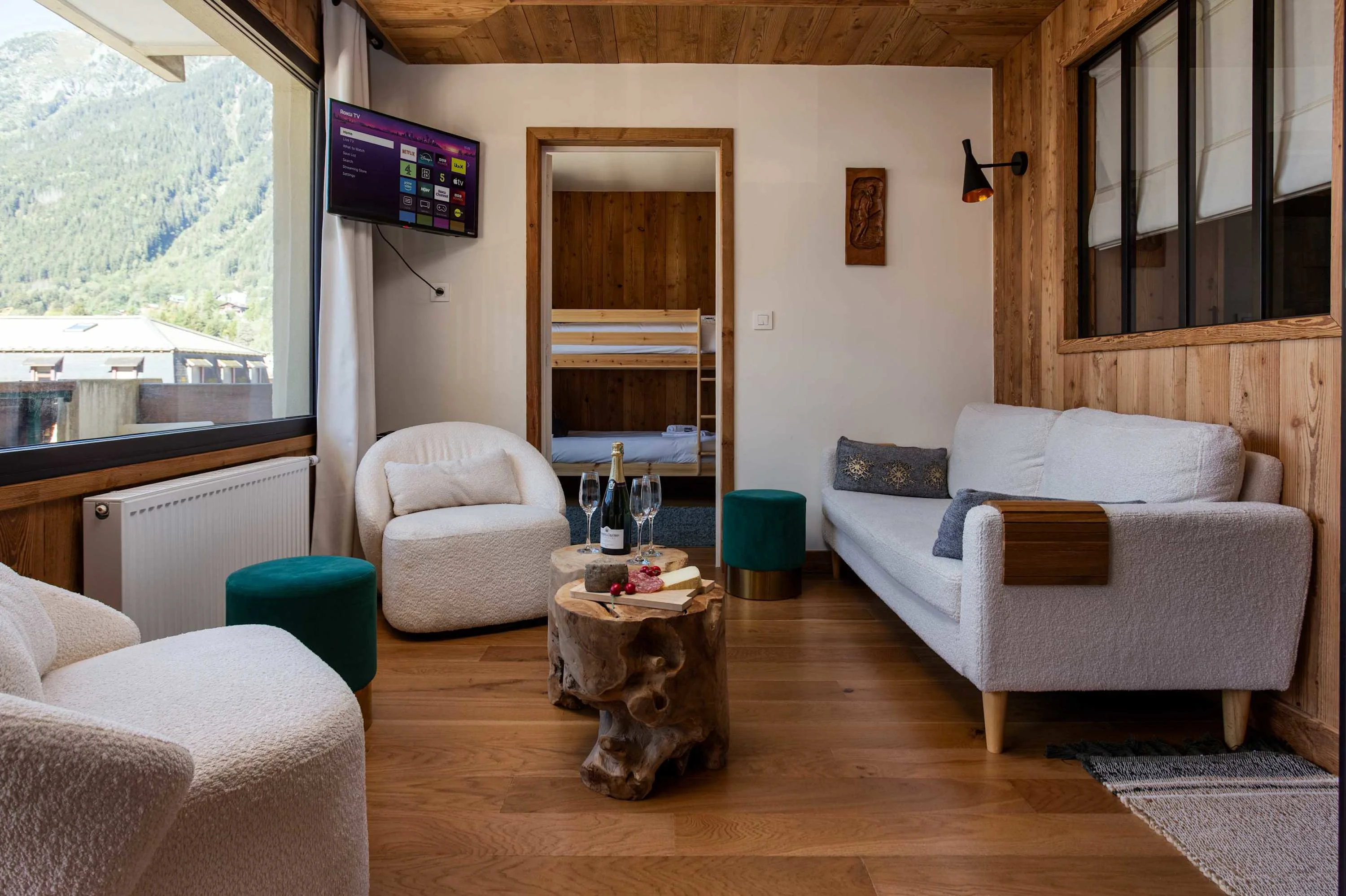 Open plan living room